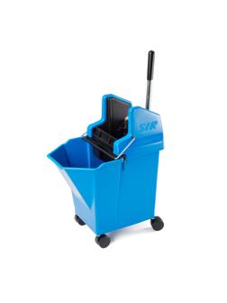 Ведро на колесах SYR 20л (раб.9л) Lady NU Combo удпроч пласт синее 994278