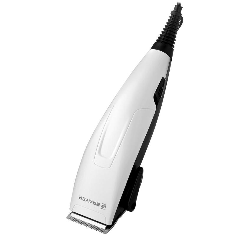 Машинка для стрижки BRAYER 3430BR сетевая. Мощ.15 Вт.стальн.лезв