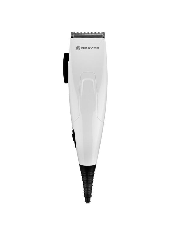 Машинка для стрижки BRAYER 3430BR сетевая. Мощ.15 Вт.стальн.лезв