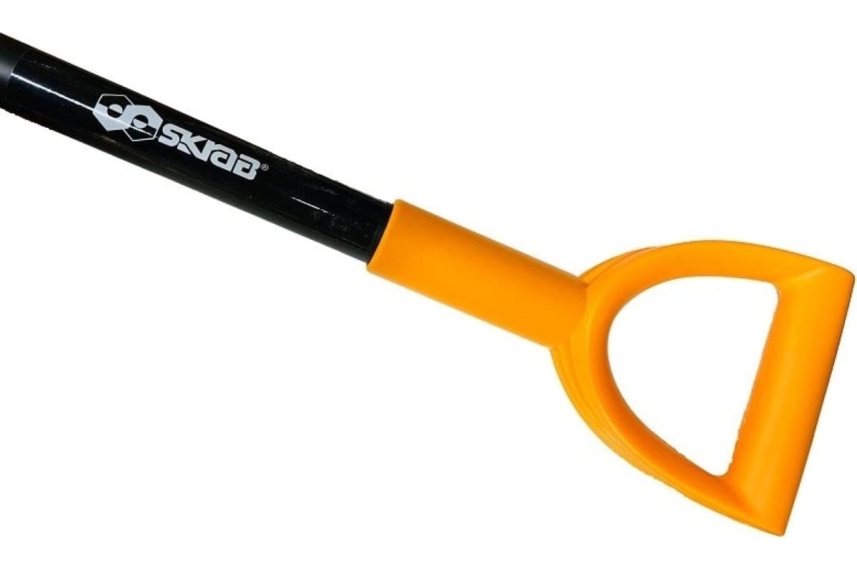 Лопата штыковая укороченная Skrab 28197, металлический черенок, 198 х 292 х 810 мм