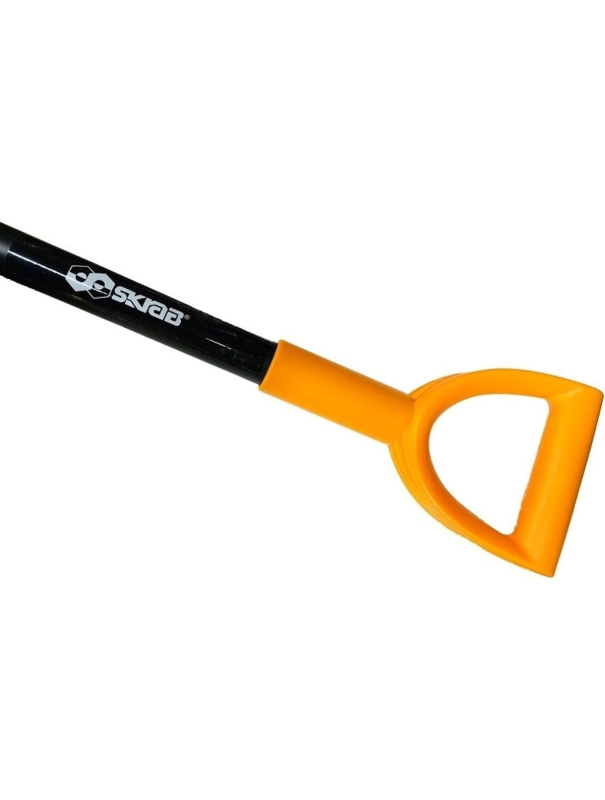 Лопата штыковая укороченная Skrab 28197, металлический черенок, 198 х 292 х 810 мм