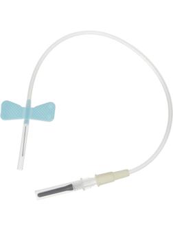 Игла-бабочка 23G 19см голуб. с луер-адапт. VACUETTE 450089 50шт/уп