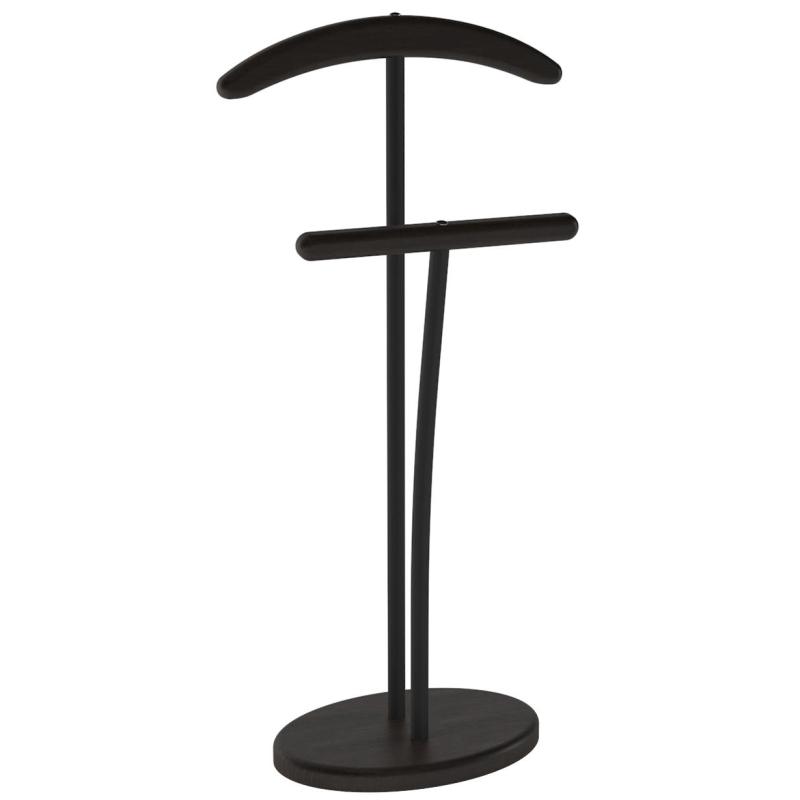 Вешалка KF_костюмная Напольная венге/черный (3453300508)