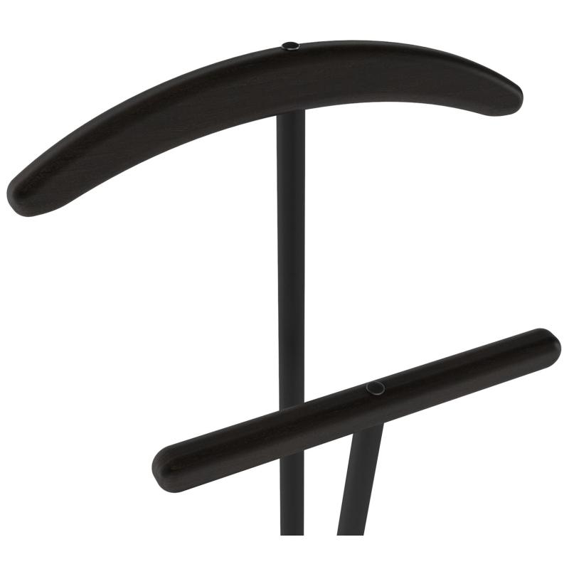 Вешалка KF_костюмная Напольная венге/черный (3453300508)