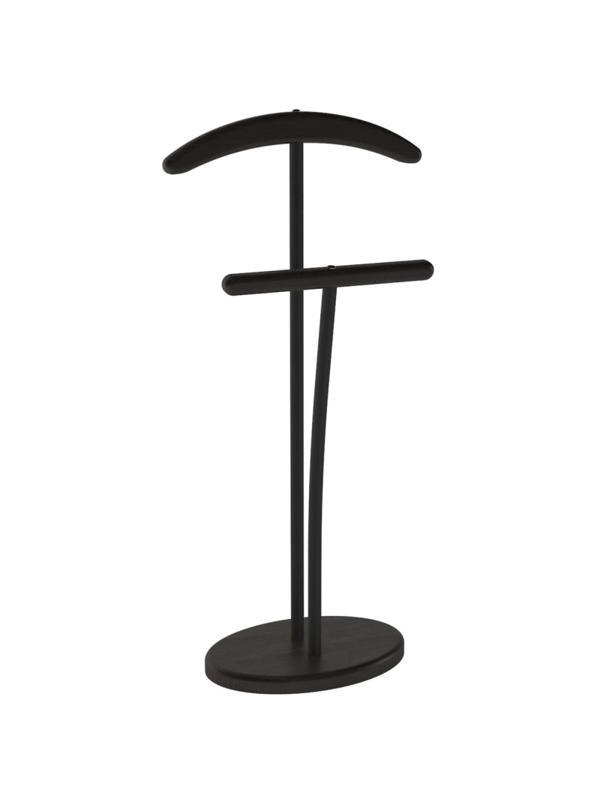 Вешалка KF_костюмная Напольная венге/черный (3453300508)