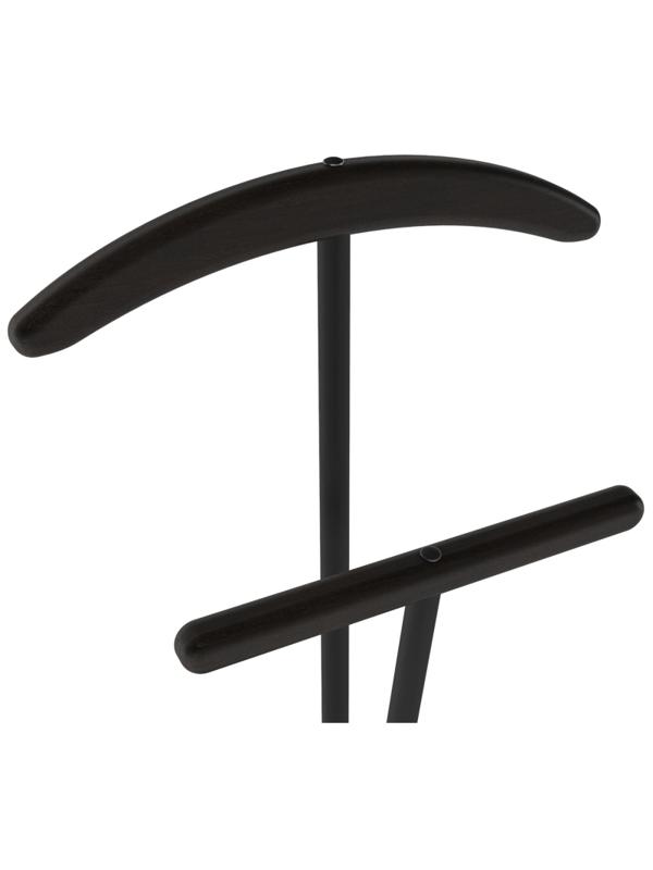 Вешалка KF_костюмная Напольная венге/черный (3453300508)