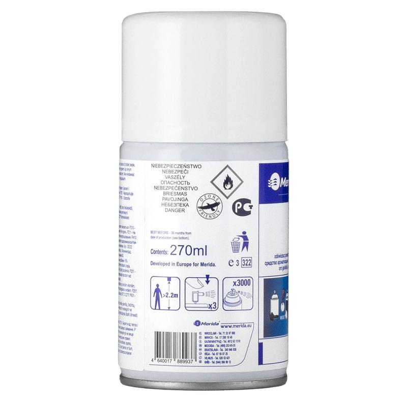 Баллон сменный для автоосвежителя MERIDA в ассортименте OE31-OE36 270мл