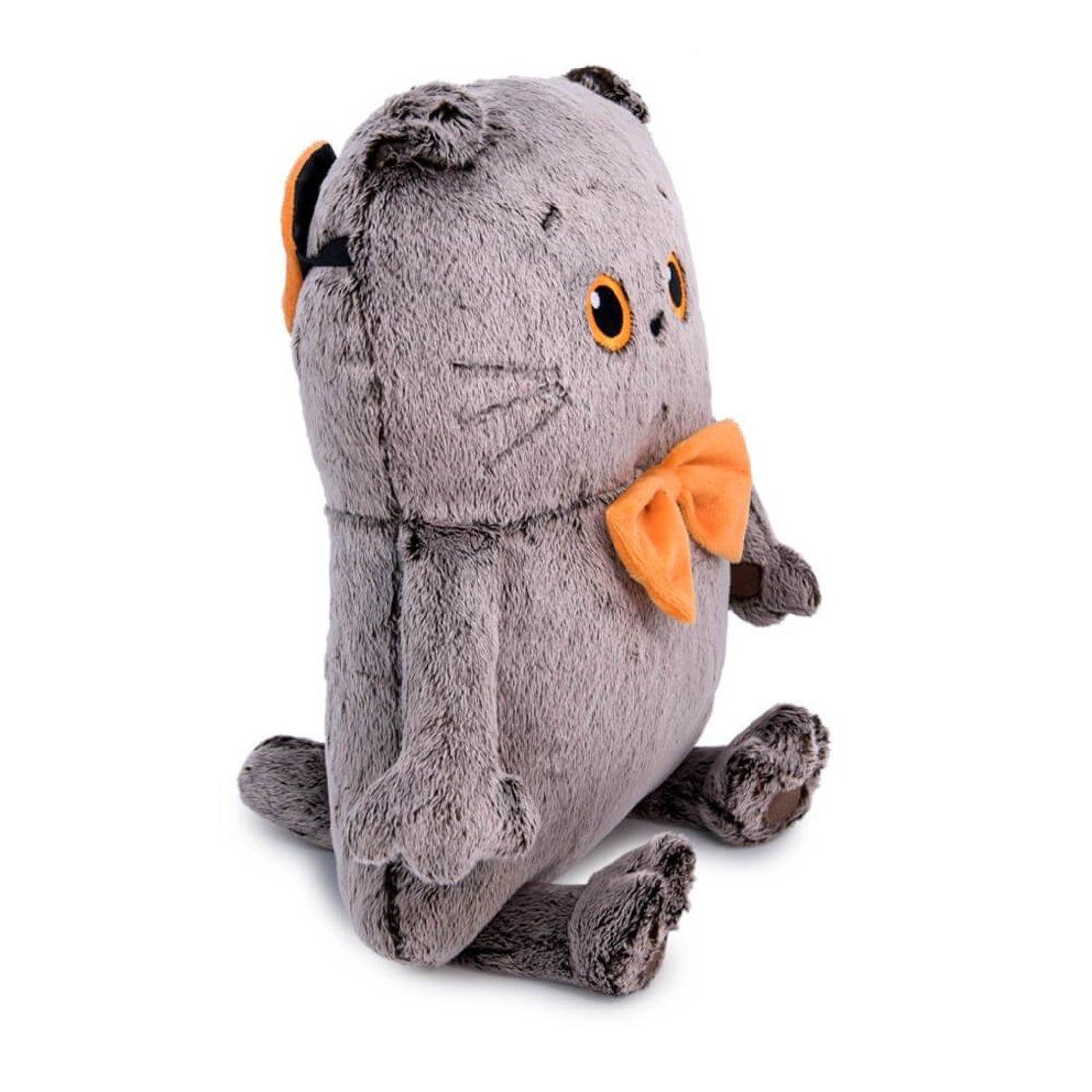 Мягкая игрушка Подушка Басик в маске для сна 34 см