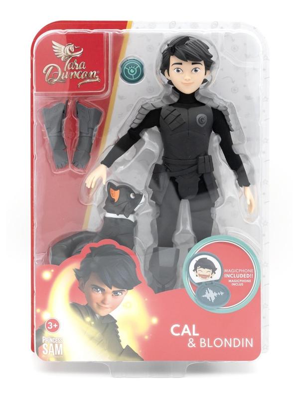 Кукла TARA DUNCAN, 28 см. Кэл + фамильяр Блондэн и аксессуары