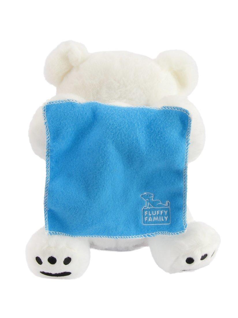 Мишка интерактивный Ку-ку 27см, белый