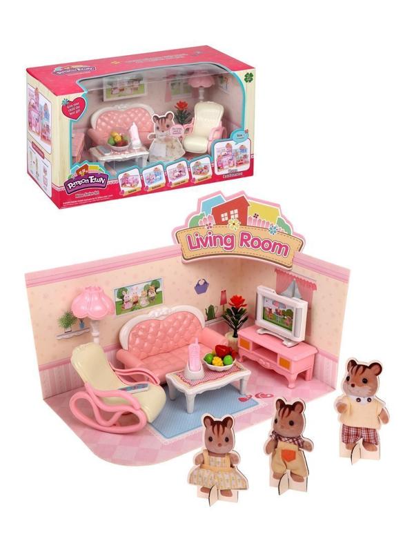 ДЕФЕКТ УПАКОВКИ Игр. наб. Гостинная, в компл. предметов 22 шт.