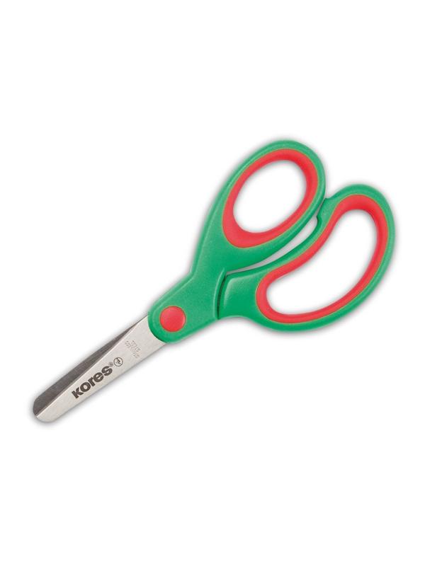 Ножницы детские Kores Softgrip 13 см с пласт. прорезин. ассимитр. ручками