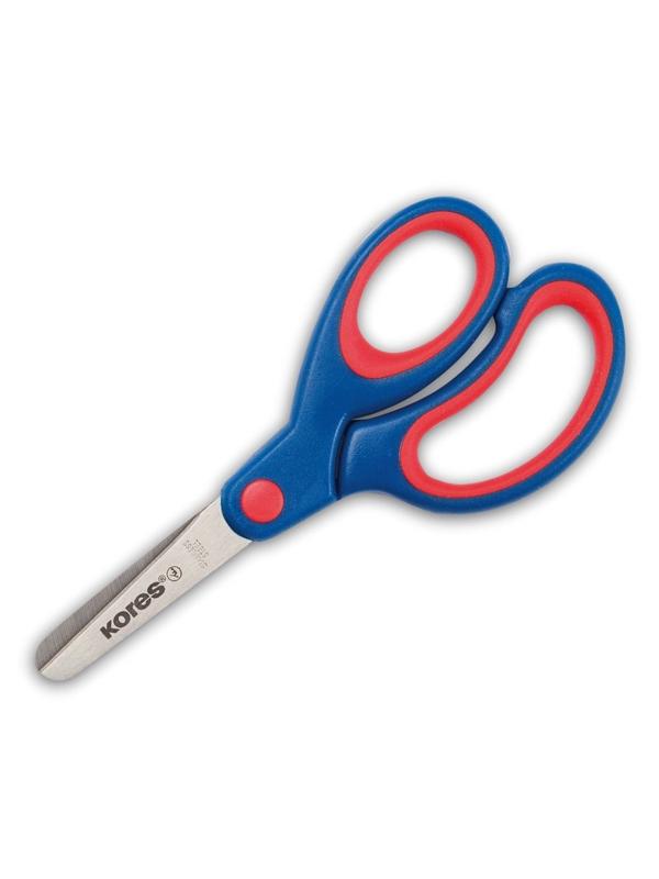 Ножницы детские Kores Softgrip 13 см с пласт. прорезин. ассимитр. ручками