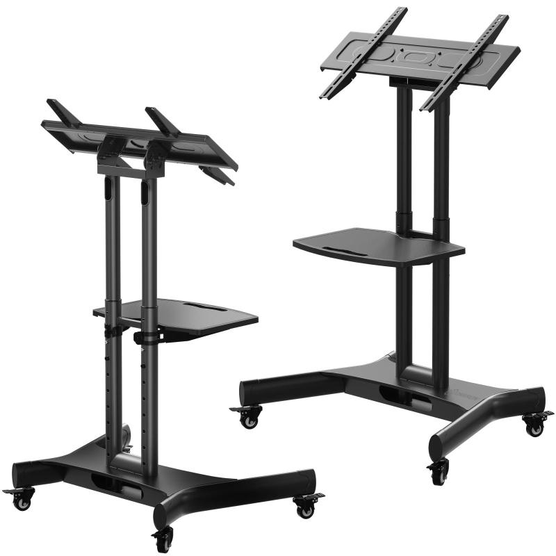 Стойка мобильная ONKRON TS1350, мобильная, 32-70 черная