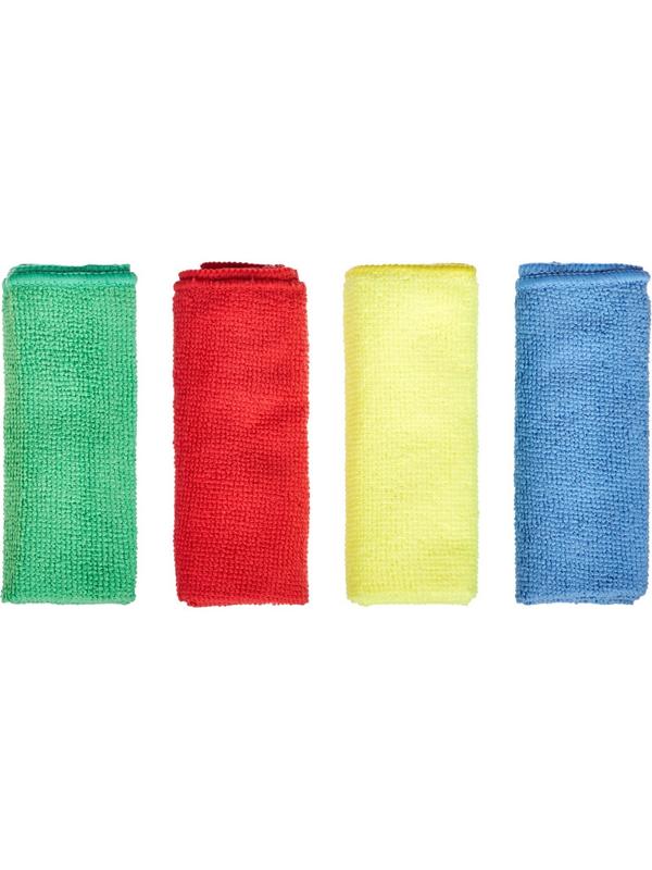 Салфетки хозяйственные Luscan универсальн микрофибра 180г 30х30см 4шт/уп