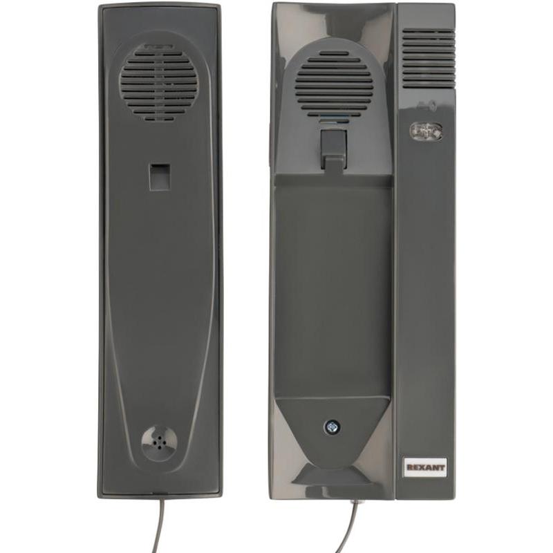 Аудиотрубка домофонаREXANT RX-321, с индикатором и регулировкой звука,сер