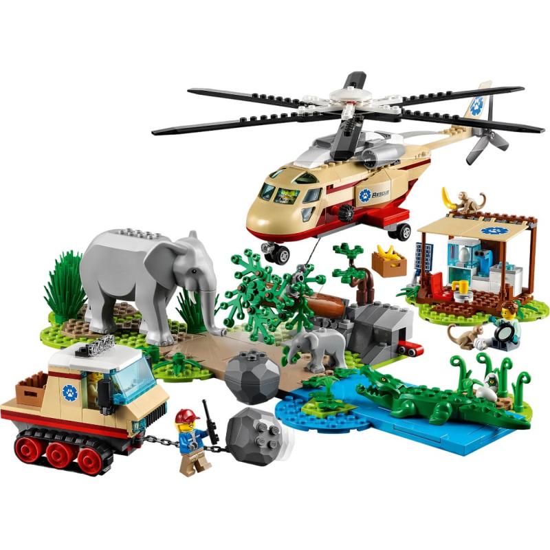 Конструктор Lego City Операция по спасению зверей (60302)