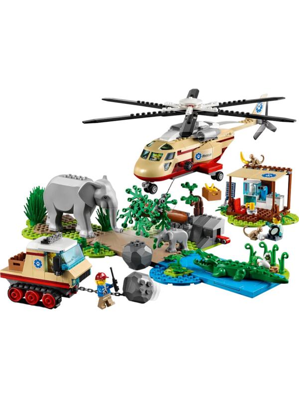 Конструктор Lego City Операция по спасению зверей (60302)