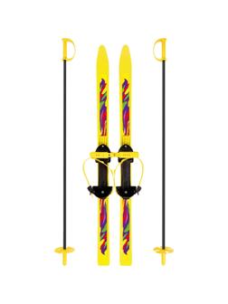 Лыжи детские Вираж-спорт с палками, 100 см, размер 28-32