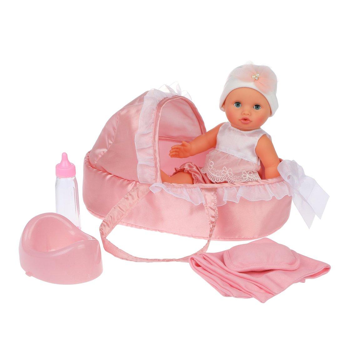 Пупс 30см с переноской  Уроки заботы