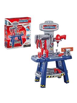 Игр. наб. Маленький мастер,в компл. 27 предм., эл. пит. АААх2 шт. для дрели не
вх. в компл.