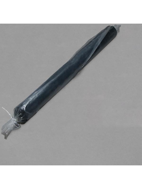 Плёнка полиэтиленовая, техническая, толщина 120 мкм, 100 × 3 м, рукав (2 × 1,5 м), чёрная, 2 сорт, Эконом 50 %