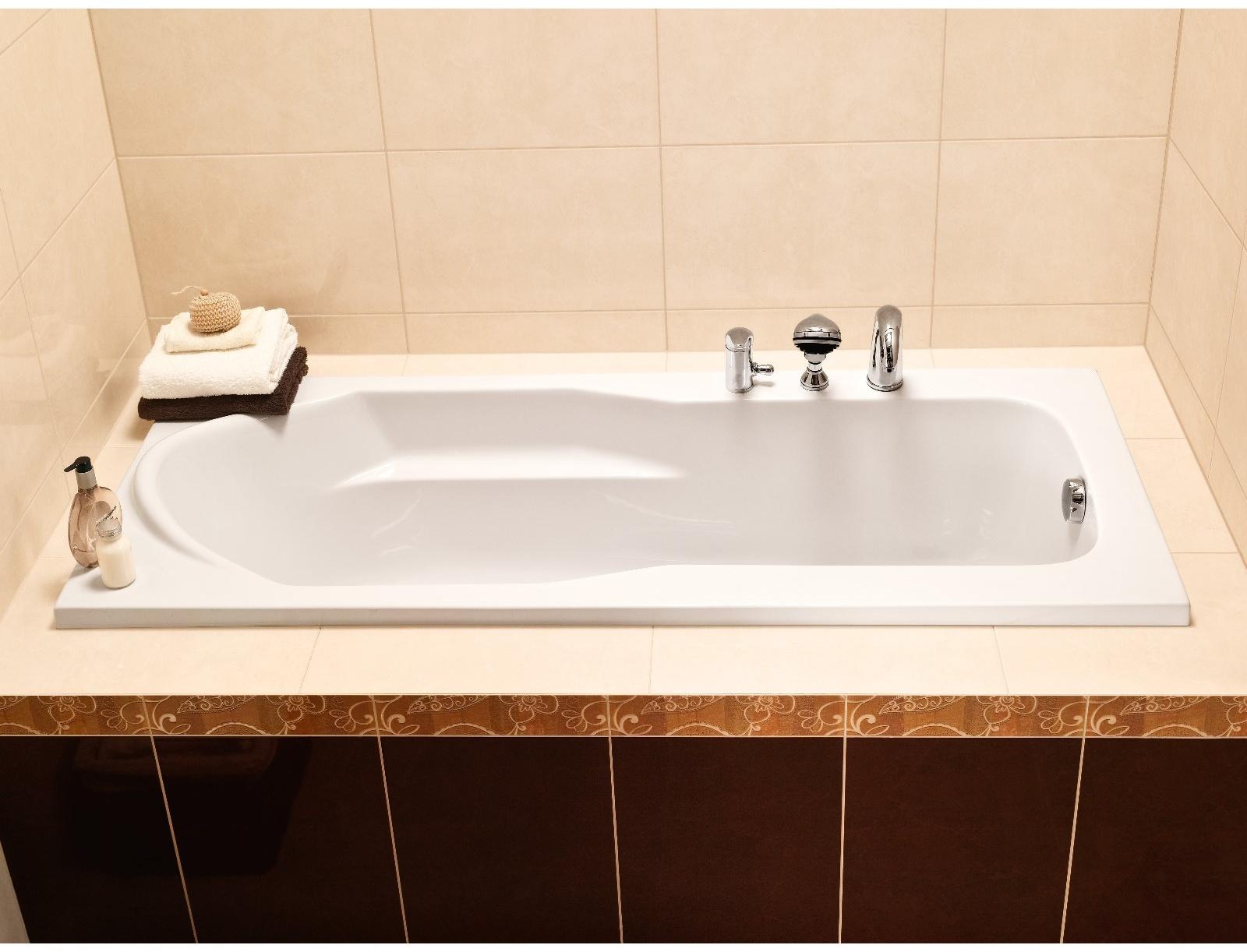 Ванна Cersanit Santana, 150 х 70, без ножек, цвет белый