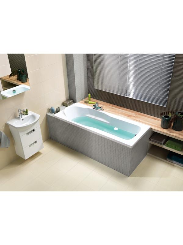 Ванна Cersanit Santana, 150 х 70, без ножек, цвет белый