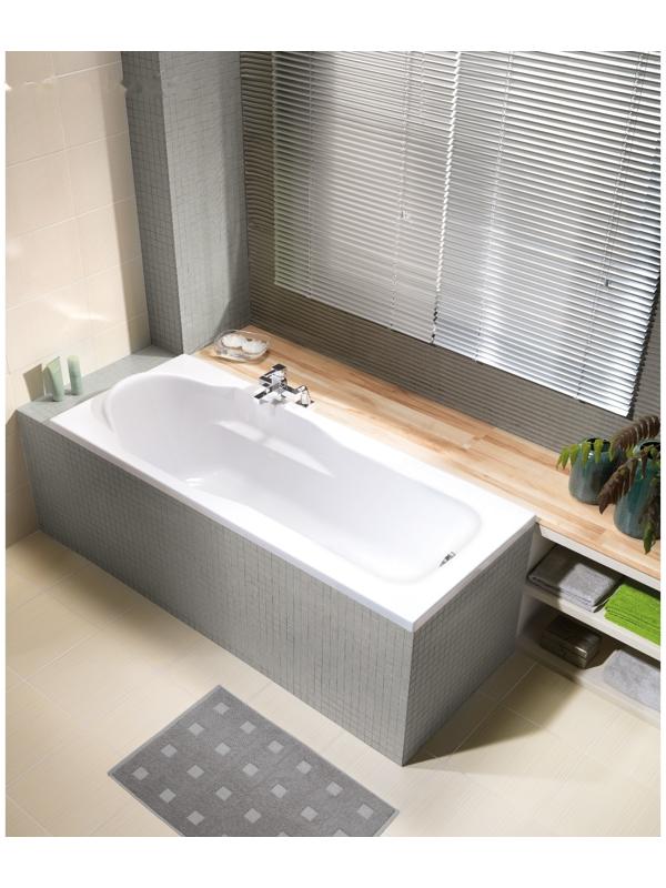 Ванна Cersanit Santana, 150 х 70, без ножек, цвет белый