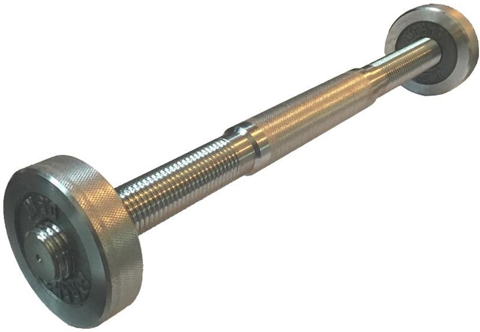 Штанга 50 кг, гриф с посадочным диаметром 25,5 мм, 2 замка-гайки, 2 гантельных грифа