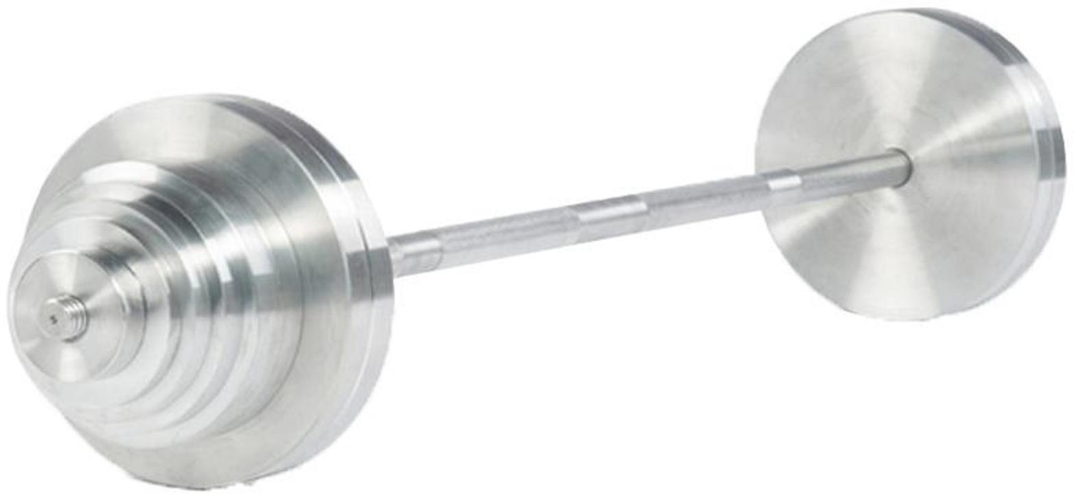 Штанга 50 кг, гриф с посадочным диаметром 25,5 мм, 2 замка-гайки, 2 гантельных грифа