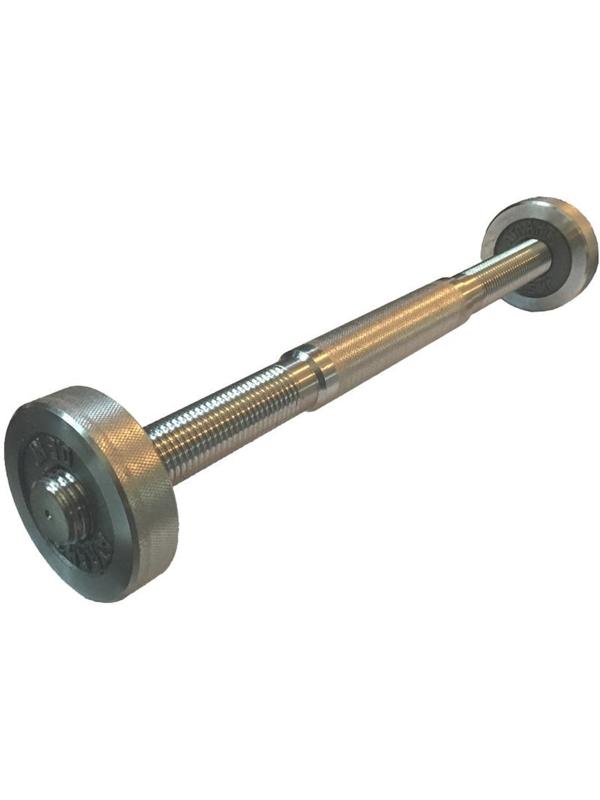 Штанга 50 кг, гриф с посадочным диаметром 25,5 мм, 2 замка-гайки, 2 гантельных грифа