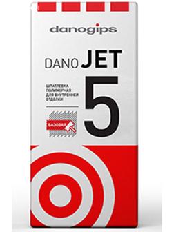 Шпатлёвка финишная полимерная для внутренней отделки Dano Jet 5, 25 кг (42 шт/пал)