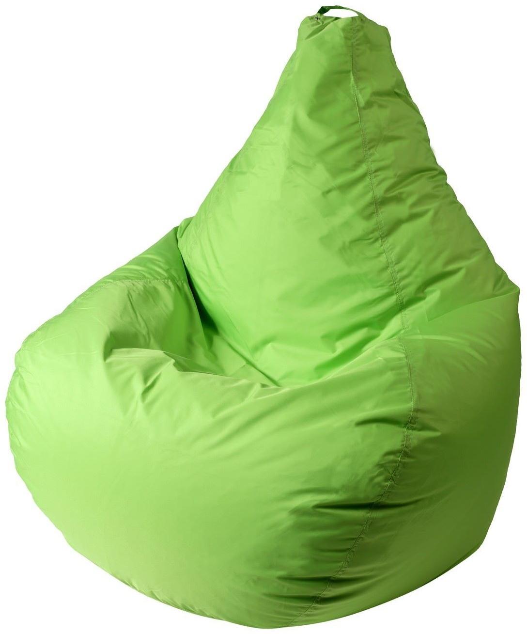 Кресло - мешок «Капля S», диметр 85 см, высота 130 см, цвет зелёный