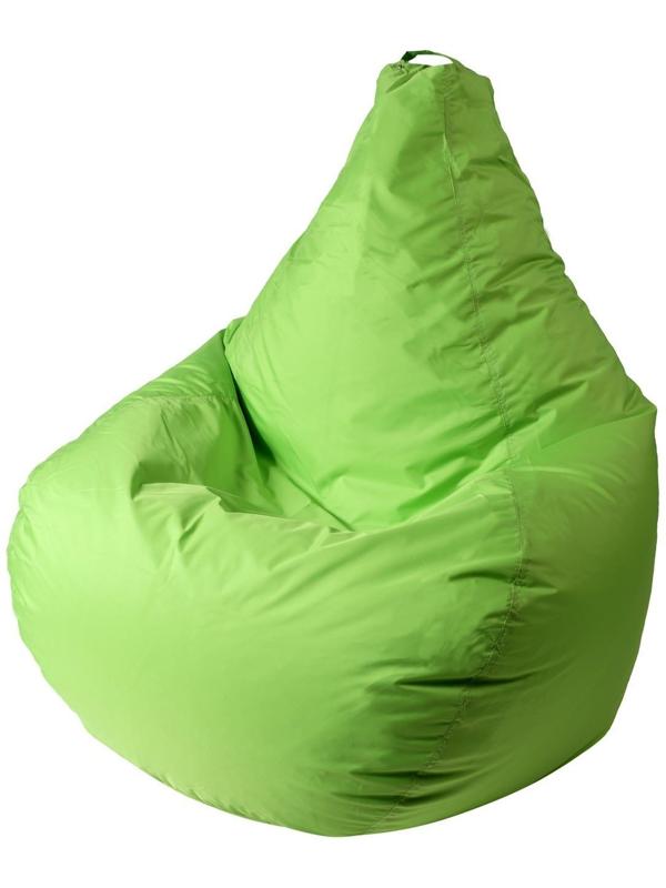 Кресло - мешок «Капля S», диметр 85 см, высота 130 см, цвет зелёный