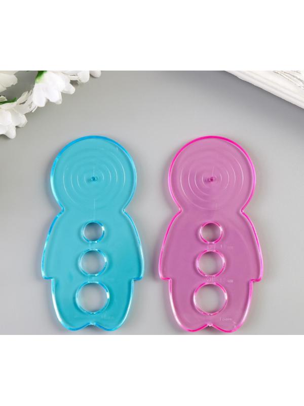 Линейка-шаблон для ровных завитков 