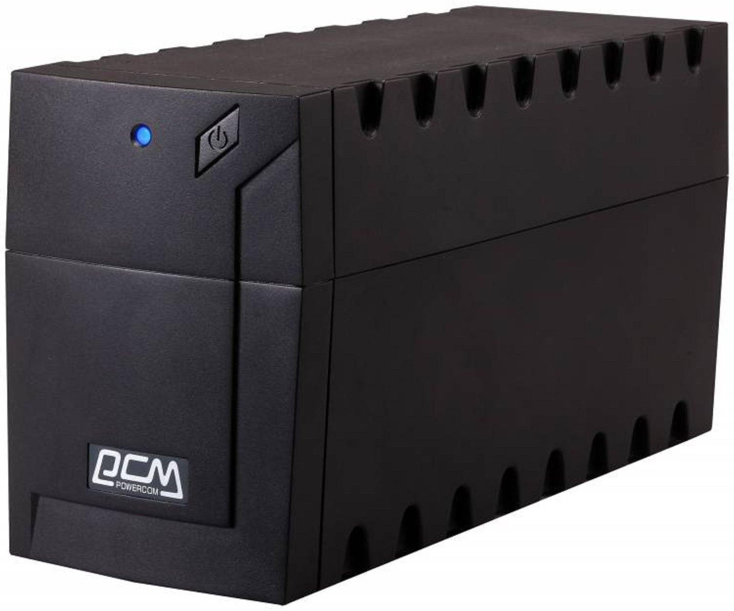 Источник бесперебойного питания Powercom Raptor RPT-1000A, 600 Вт, 1000 ВА, черный