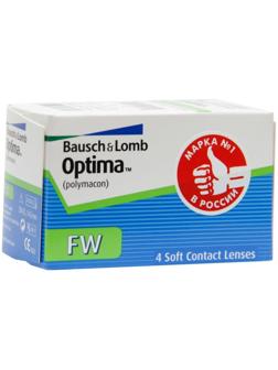 Контактные линзы Optima FW, -5/8,4, в наборе 4 шт.