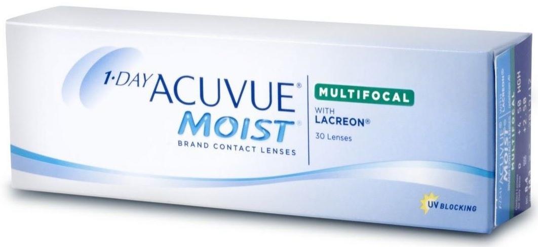 Контактные линзы 1 - Day Acuvue Moist, -1/8,5, в наборе 30шт