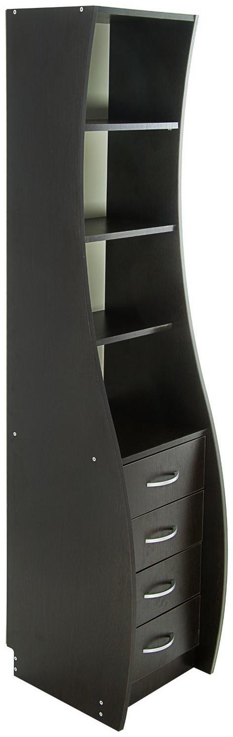 Стойка стола компьютерного, 400х455х1790, Венге темный