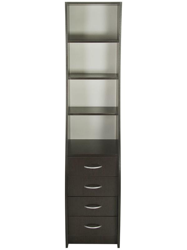 Стойка стола компьютерного, 400х455х1790, Венге темный