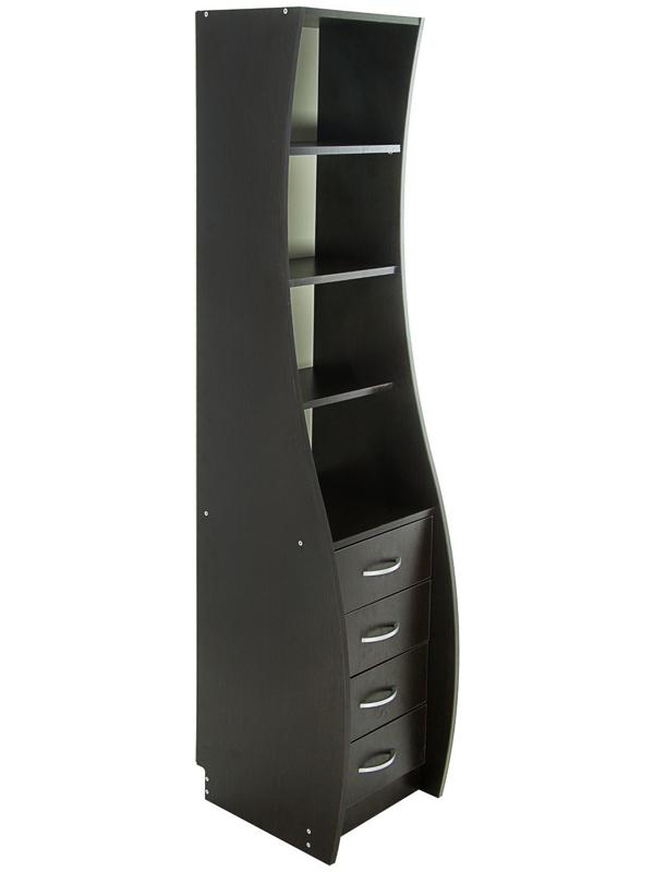 Стойка стола компьютерного, 400х455х1790, Венге темный