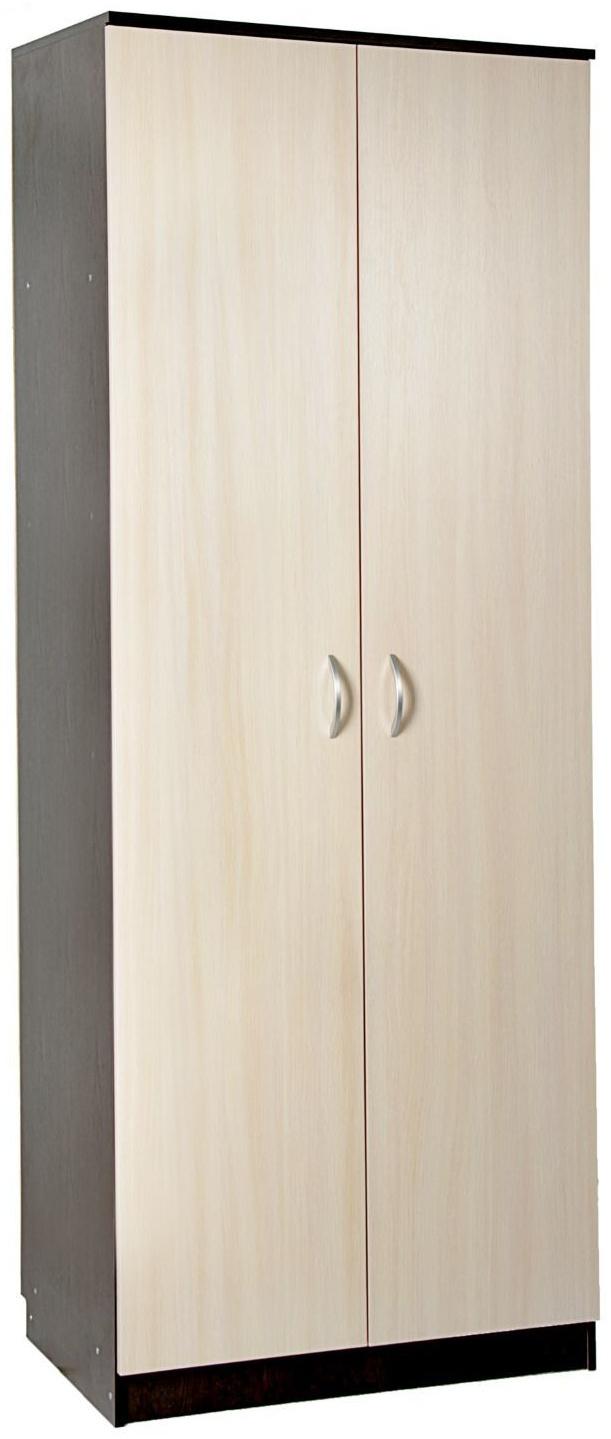 Шкаф распашной 2-х створчатый, 810х500х2100, Венге темный/Венге светлый