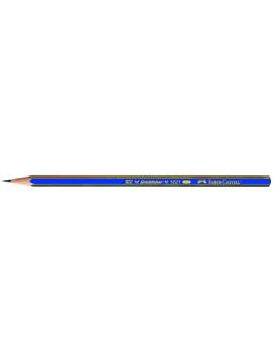 Карандаш чернографитный Faber-Castell GOLDFABER 1221 2B, шестигранный, цена за 1 шт