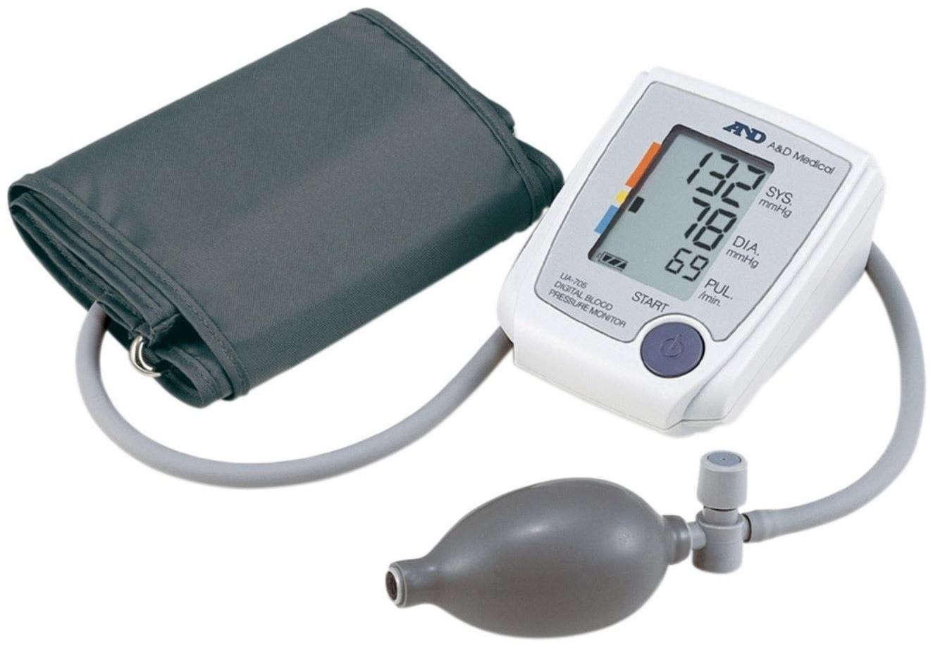 Тонометр A&D UA-705, полуавтоматический, манжета 22-32 см, 1хАА