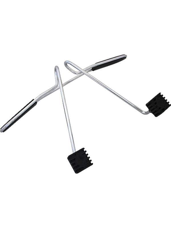 Вешалка автомобильная 3D, универсальная, хром