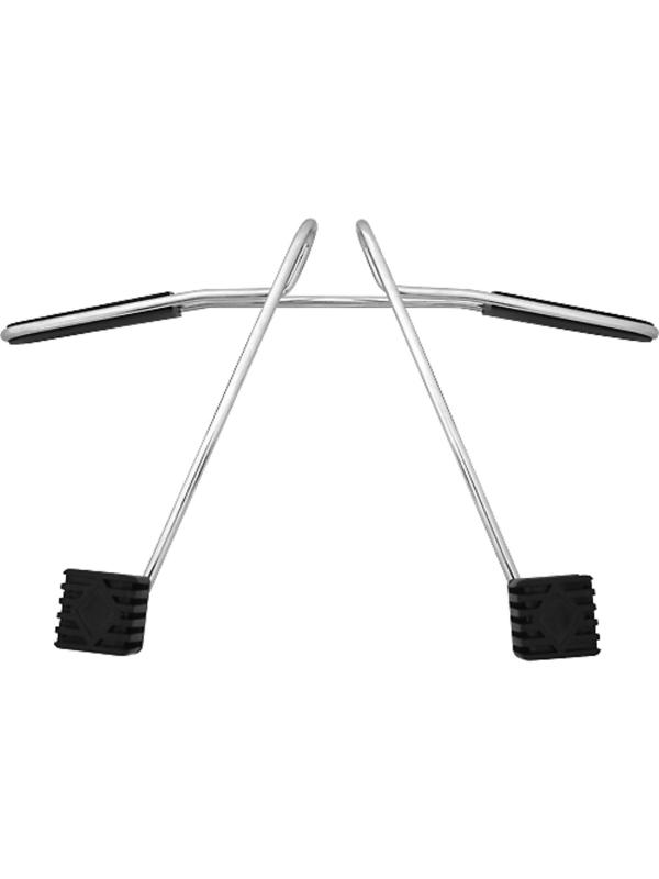 Вешалка автомобильная 3D, универсальная, хром