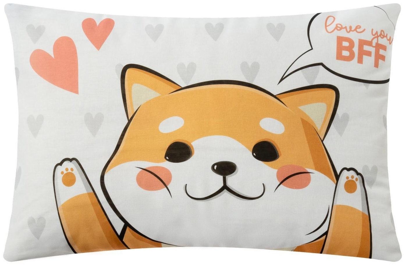 Комплект наволочек Этель Best friend 50х70 см - 2 шт, 100% хлопок, бязь