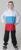 Дождевик триколор «Россия», плащевая ткань с водоотталкивающей пропиткой, уголок триколор, рост 146-152 см