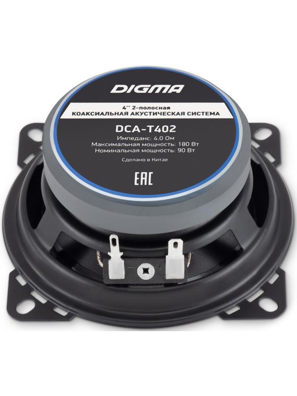 Акустическая система Digma DCA-T402, 10 см, 180 Вт, набор 2 шт
